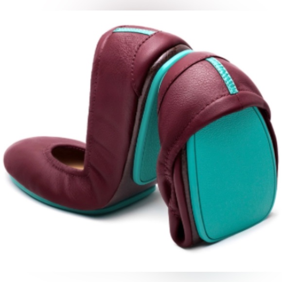 Tieks Shoes - Tieks Classic Burgundy Leather Ballet Shoes Flats